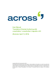 User Manual crossAuthor