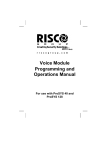 Risco - Prosys Voice Module User Manual