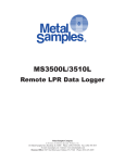 MS3500L/3510L - Alabama Specialty Products, Inc.