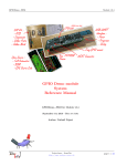 GPIO Demo module System Reference Manual - Techno