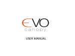 USER GUIDE - Evo Canopy Inflatable Tents