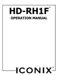 OPERATION MANUAL - Budget Video Rentals