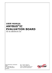 user manual anybus®ic evaluation board