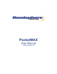 PocketMAX User Manual