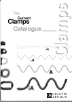 Current c Current clamps for AC currents C currents