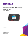 Around Town LTE Mobile Internet Model AC778AT User Manual