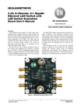 EVBUM2122 - NS3L500MTGEVB 3.3V, 8