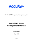 AccuWork Issue Management Manual