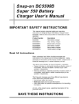 Battery Charger User Manual PDF