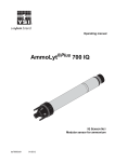 YSI IQ SensorNet AmmoLyt Plus Sensor User Manual