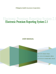 Electronic Premium Reporting System (EPRS)