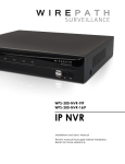 Wirepath™ Surveillance 300 Series NVR 9 IP Product Manual