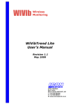 WiVibTrend Lite User`s Manual