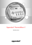 Eppendorf ThermoMixer C Operations Manual (PDF