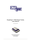 SnapGear 1.6.1 User Manual