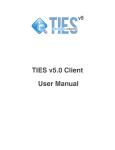 TIES v5.0 Client User Manual