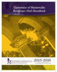 Residence Hall Handbook 2015-16 - Legacy Home
