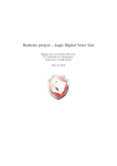 Bachelor project - Aegis Digital Voter List