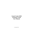 Grant County EMS Firehouse 5.4.98 User Manual