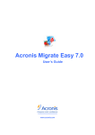 Acronis Migrate Easy User`s Guide