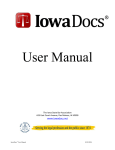 IowaDocs User Manual