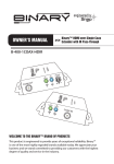 B-400-1COAX-HDIR Manual