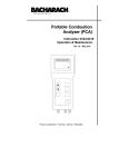 PCA User Manual - Bacharach, Inc.