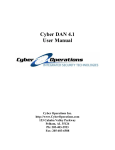 Cyber DAN 4.1 User Manual