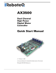 AX3500 Quick Start
