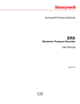 ERX Manual - Honeywell Process Solutions
