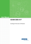 User Manual ADAM-3600-A1F