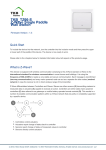 Z-Wave TKB Single Paddle Wall Switch Manual