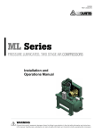 fs curtis ml series air compressors user manual