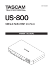 US-800 Owner`s Manual - 3.33 MB | us800_om