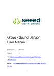 Grove - Sound Sensor User Manual