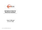 User`s Manual All-Optical Cable for Electrical - AV