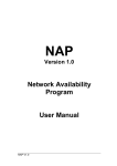Network Availability Program User Manual