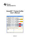 SmartRF™ Packet Sniffer User`s Manual (Rev. G)