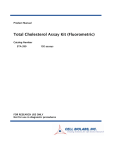 Total Cholesterol Assay Kit (Fluorometric)