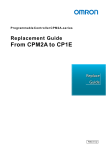 CPM1A to CP1E replacement