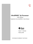 UltraSPARC® IIe Processor