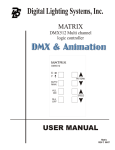 matrix user manual - Digital Lighting Systems