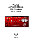 JJP Cymbals & Percussions User Manual