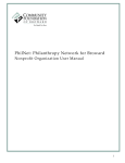 New PhilNet User`s Manual - Community Foundation of Broward