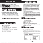 USER MANUAL - Patriot Supply