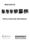 INSTALLATION AND USER MANUAL