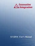 X3-SD16 User`s Manual