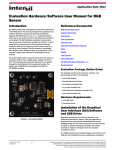 Evaluation Hardware/Software User Manual for RGB Sensor