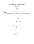 flo—A Language for Typesetting Flowcharts