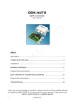 gsm-auto instructions